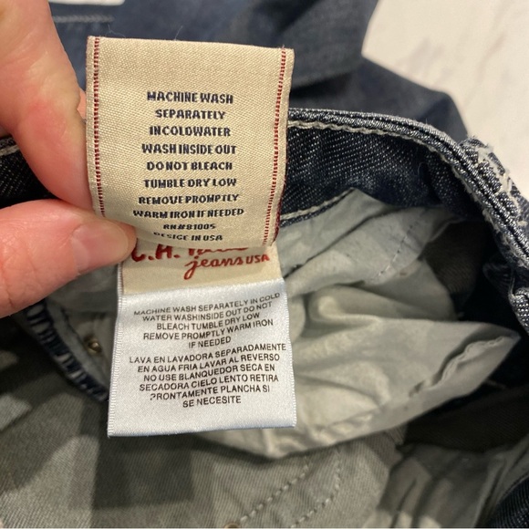 L.A Idol Denim Jeans blingy rhinstone pockets size women’s 29/34 - Picture 9 of 9